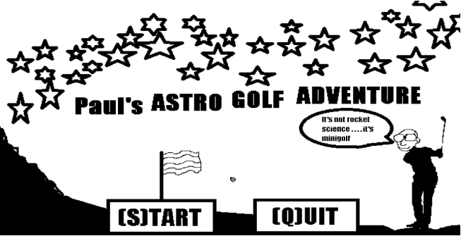 Paul's Astro Golf Adventure [sources only]